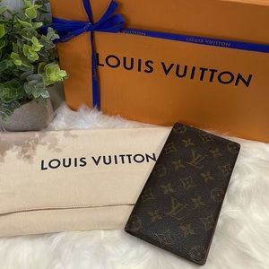 Louis Vuitton Signature Monogram Canvas Agenda Wallet